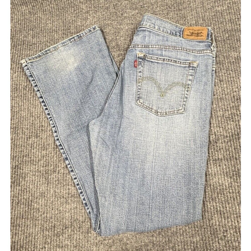 Levis 515 Jeans Womens 14M Bootcut High Rise Denim‎ Pants 36x32